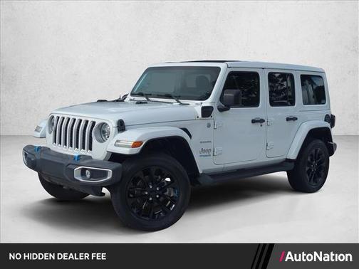Bright White Clearcoat 2022 Jeep Wrangler Unlimited 4xe Sahara