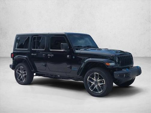 Black Clearcoat 2024 Jeep Wrangler 4xe Sport S