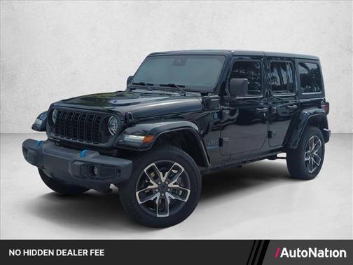 Black Clearcoat 2024 Jeep Wrangler 4xe Sport S