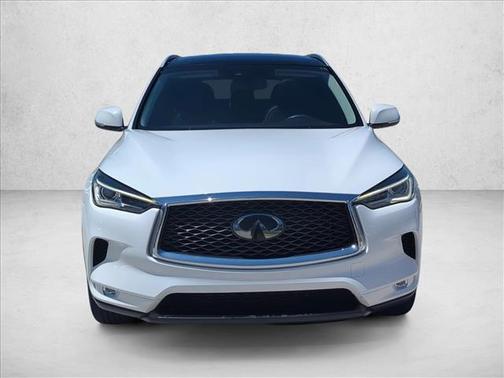 Lunar White 2020 INFINITI QX50 LUXE