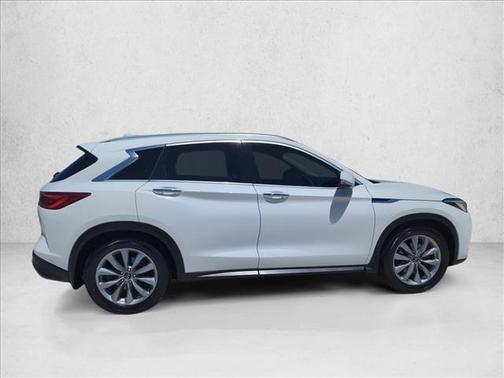 Lunar White 2020 INFINITI QX50 LUXE