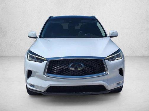 Lunar White 2020 INFINITI QX50 LUXE