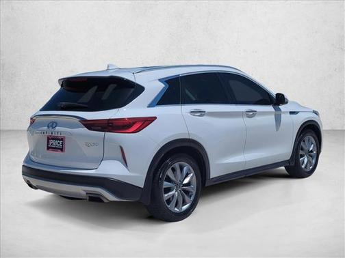 Lunar White 2020 INFINITI QX50 LUXE