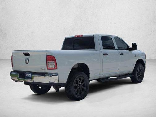 Bright White Clearcoat 2024 RAM 2500 Tradesman Crew Cab 4x4 6'4' Box