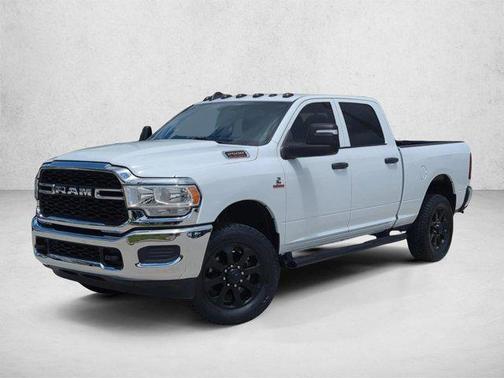 Bright White Clearcoat 2024 RAM 2500 Tradesman Crew Cab 4x4 6'4' Box