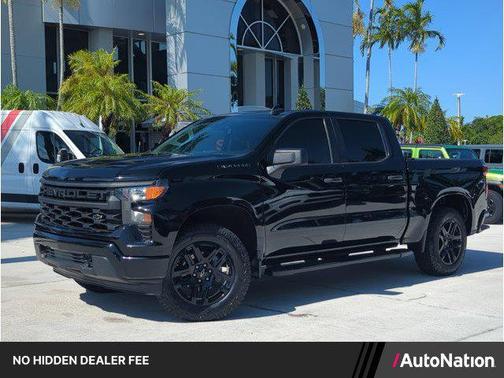 Black 2023 Chevrolet Silverado 1500 Custom