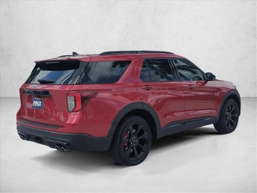 Rapid Red Metallic Tinted Clearcoat 2024 Ford Explorer ST