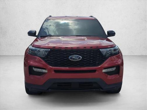 Rapid Red Metallic Tinted Clearcoat 2024 Ford Explorer ST