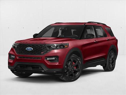 Rapid Red Metallic Tinted Clearcoat 2024 Ford Explorer ST