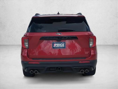Rapid Red Metallic Tinted Clearcoat 2024 Ford Explorer ST