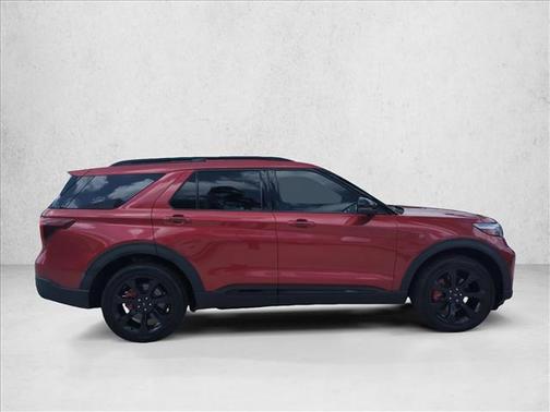 Rapid Red Metallic Tinted Clearcoat 2024 Ford Explorer ST