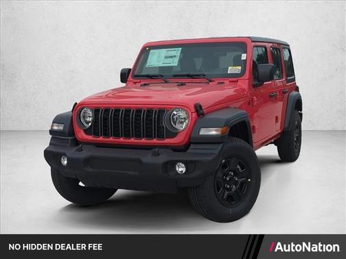 Firecracker Red Clearcoat 2026 Jeep Wrangler Sport
