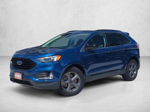 Atlas Blue Metallic 2022 Ford Edge SEL