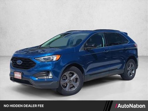 Atlas Blue Metallic 2022 Ford Edge SEL