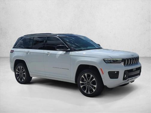 Bright White Clearcoat 2024 Jeep Grand Cherokee Overland