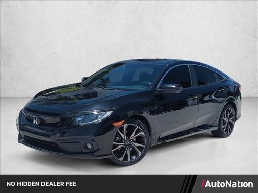 Crystal Black Pearl 2020 Honda Civic Sport