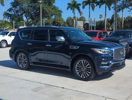 Hermosa Blue 2018 INFINITI QX80 Base