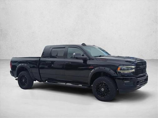 Diamond Black Crystal Pearlcoat 2020 RAM 3500 Laramie Mega Cab 4x4 6'4' Box