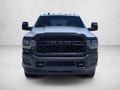 Bright White Clearcoat 2023 RAM 3500 Tradesman Crew Cab 4x4 8' Box