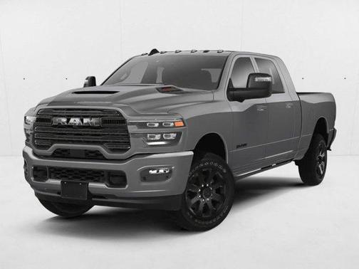 Ceramic Gray Clearcoat 2026 RAM 3500 Laramie Mega Cab 4x4 6'4' Box