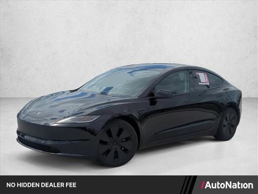 Solid Black 2024 Tesla Model 3 Standard Range