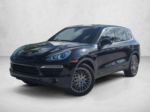 Black 2012 Porsche Cayenne Cayenne S Hybrid