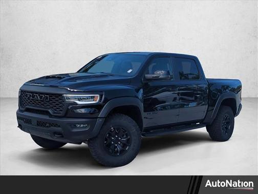 Diamond Black Crystal Pearlcoat 2026 RAM 1500 RHO Crew Cab 4x4 5'7' Box