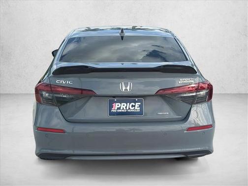 Urban Gray Pearl 2025 Honda Civic Hybrid Sport Touring