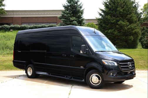 Black 2024 Mercedes-Benz Sprinter 3500XD High Roof