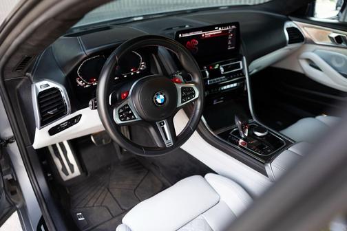 Gray Metallic 2023 BMW M8 Gran Coupe Competition