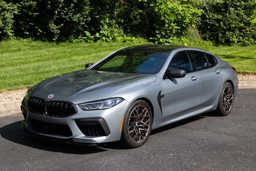 Gray Metallic 2023 BMW M8 Gran Coupe Competition