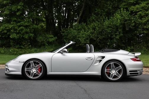 Arctic Silver Metallic 2008 Porsche 911 Turbo Cabriolet
