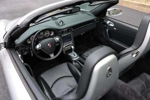 Arctic Silver Metallic 2008 Porsche 911 Turbo Cabriolet