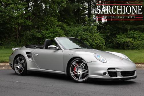 Arctic Silver Metallic 2008 Porsche 911 Turbo Cabriolet
