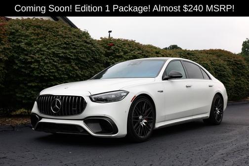 MANUFAKTUR Moonlight White Metallic 2024 Mercedes-Benz AMG S 63 E 4MATIC