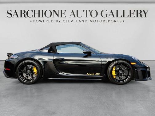 Black 2024 Porsche 718 Spyder RS