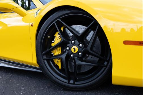 Yellow 2018 Ferrari 488 Spider Base
