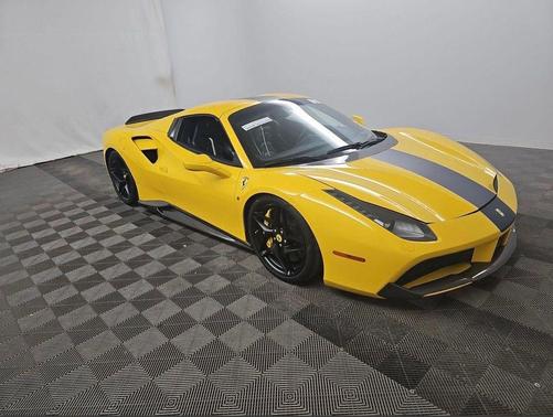 Yellow 2018 Ferrari 488 Spider Base