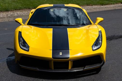 Yellow 2018 Ferrari 488 Spider Base