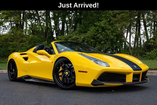 Yellow 2018 Ferrari 488 Spider Base