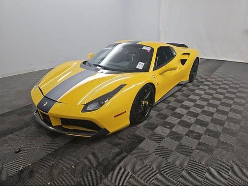 Yellow 2018 Ferrari 488 Spider Base