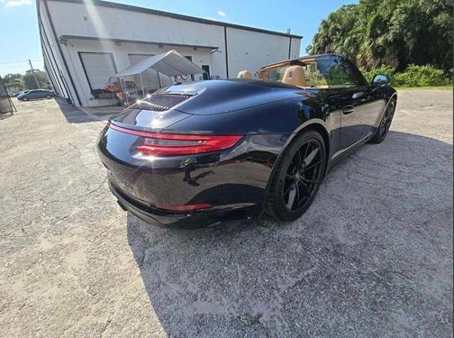 Jet Black Metallic 2017 Porsche 911 Carrera 4S Cabriolet