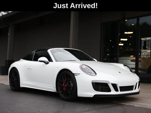 White 2018 Porsche 911 Targa 4 GTS