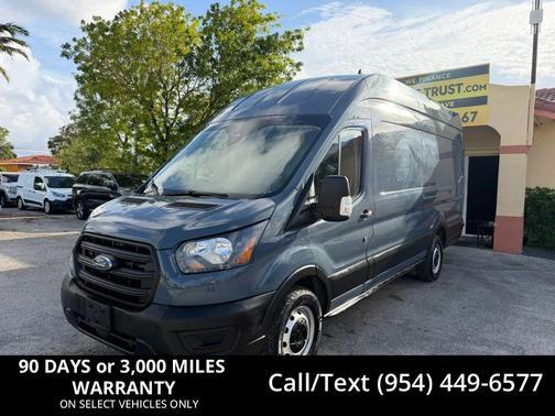 Blue Jeans Metallic 2020 Ford Transit-250 Base