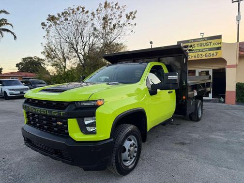 Green 2022 Chevrolet Silverado 3500 WT