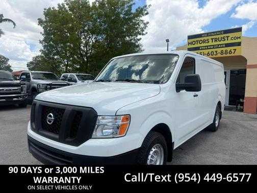 Glacier White 2018 Nissan NV Cargo NV1500 S V6