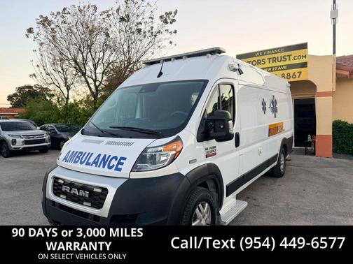 Bright White Clearcoat 2022 RAM ProMaster 3500 High Roof