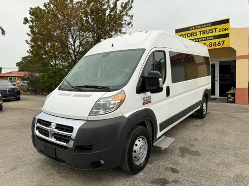 Bright White Clearcoat 2018 RAM ProMaster 3500 Window Van High Roof