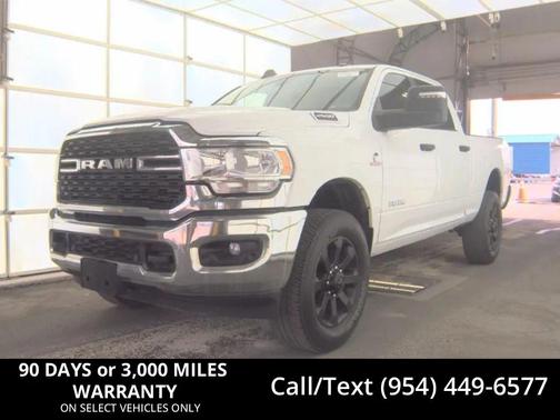 Bright White Clearcoat 2024 RAM 2500 Big Horn Crew Cab 4x4 6'4' Box