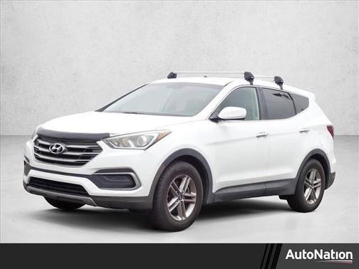 Pearl White 2018 Hyundai Santa Fe Sport 2.4L